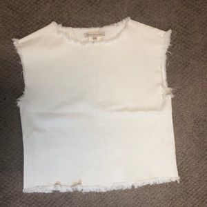 Marc by Marc Jacobs White Denim Top